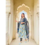 Cotton Kurti, Pant & Dupatta