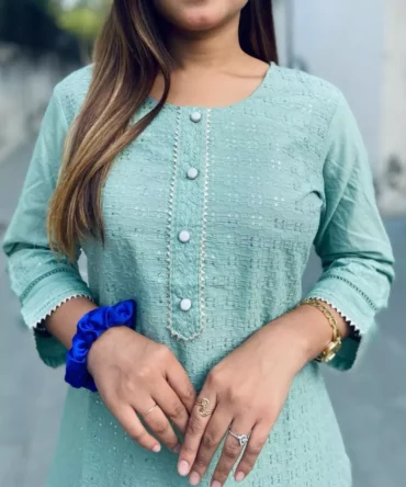 Cotton Kurti with Sharara