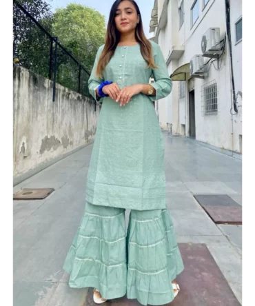 Kurti with Sharara